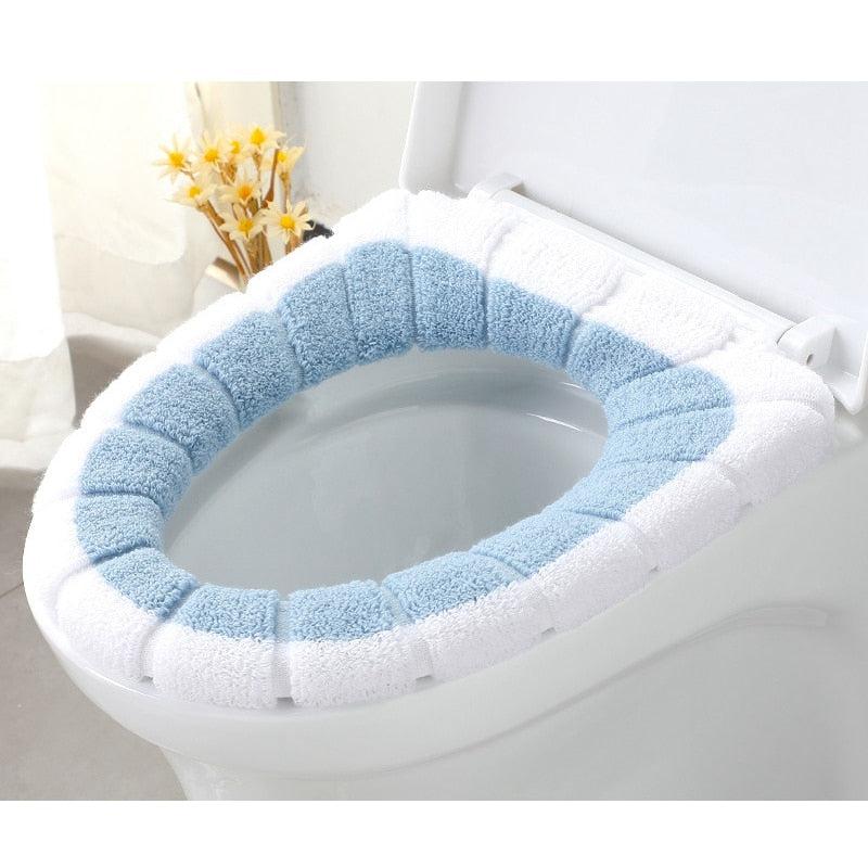 Universal Toilet Seat Cover Mat - Soft, Washable & Winter Warmth for a Cozy Experience